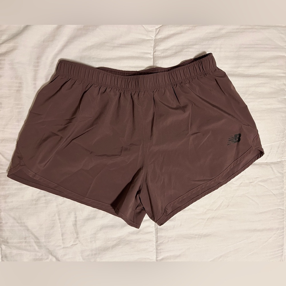 New Balance Chocolate Brown Running Shorts